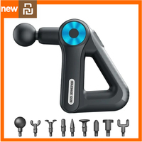 Xiami Youpin Electric Muscle Massager Fascia Gun With 9 Massage Head Deep Tissue Percussion Mijia Muscle Fitness Relaxation Tool
