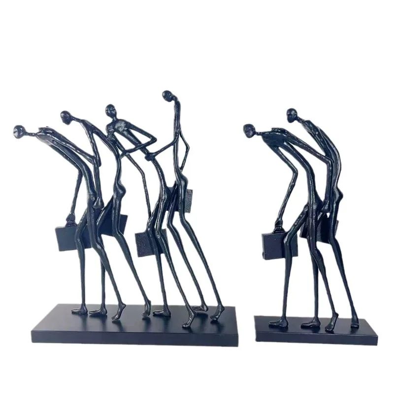 Figure gymnastics abstract ornaments, simple and modern, study office, home accessories
