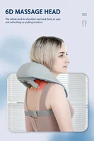 Heated Neck Massage Relaxer Dredge Kneading Smart Electric 12