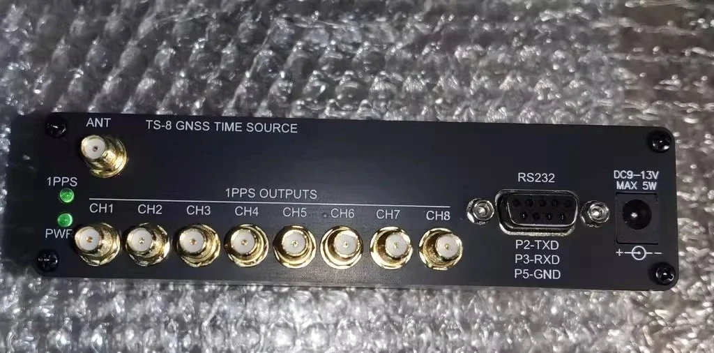 TS-8 time source, clock source, 1PPS source, LEA-M8T, GPS, Beidou, second pulse, timing