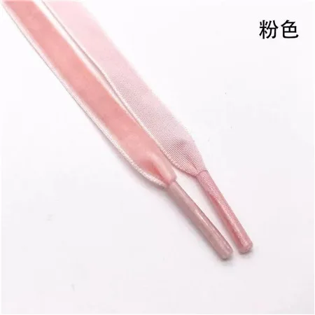 1 Pair Single-side Velvet Surface Shoelaces Width 1cm Length 80/100/120/160CM Red Black Sports Casual Shoes Laces