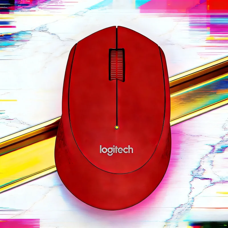 

Беспроводная двухрежимная офисная мышь Logitech M280 для киберспорта, четкий звук, совместимость с различными типами устройств, красная мышь