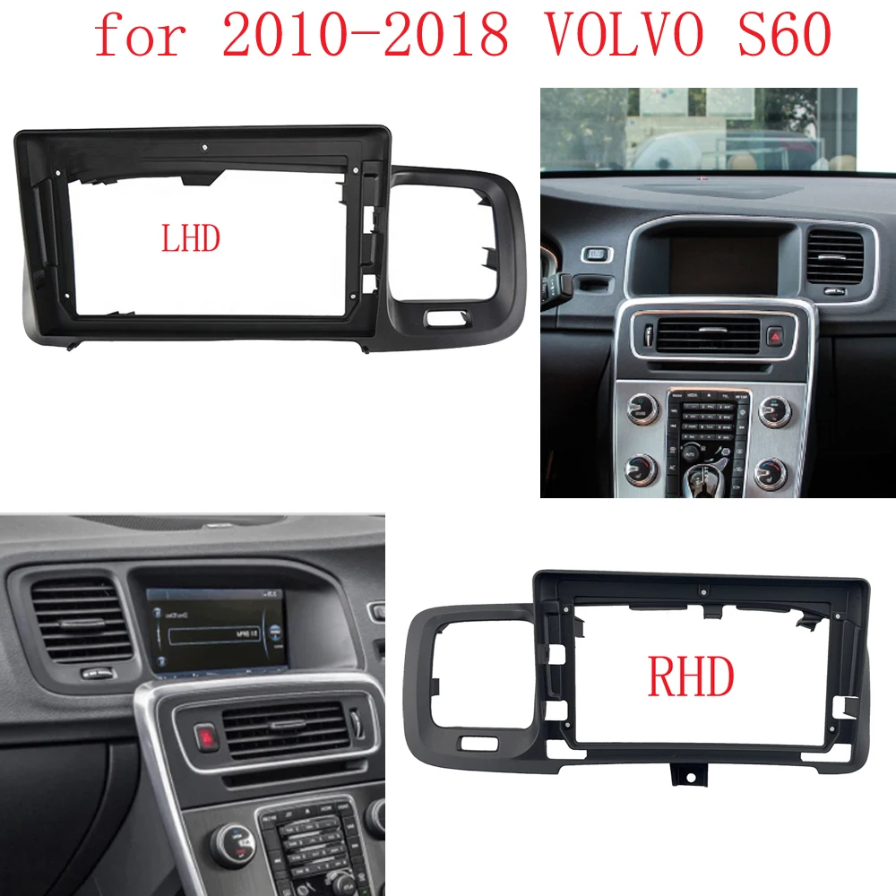 

9-дюймовый автомобильный радиоприемник для VOLVO S60 2010-2018 Android стерео аудио экран мультимедийный видеоплеер навигационные кабели жгут рамки