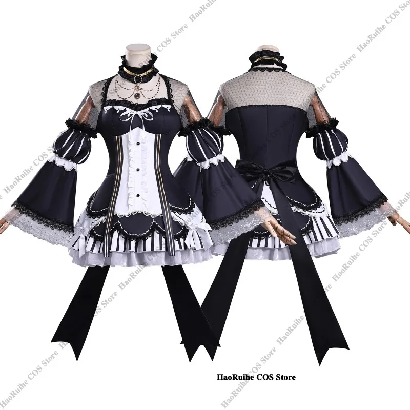 ซาเอคิ มิเรีย มาโฮ โชโจ โนะ มาโจ ไซบันชุดคอสเพลย์คาวาอิ โกธ โลลิต้า จิไร เคอิชุดเจ้าหญิงวิกผมคริสต์มาส