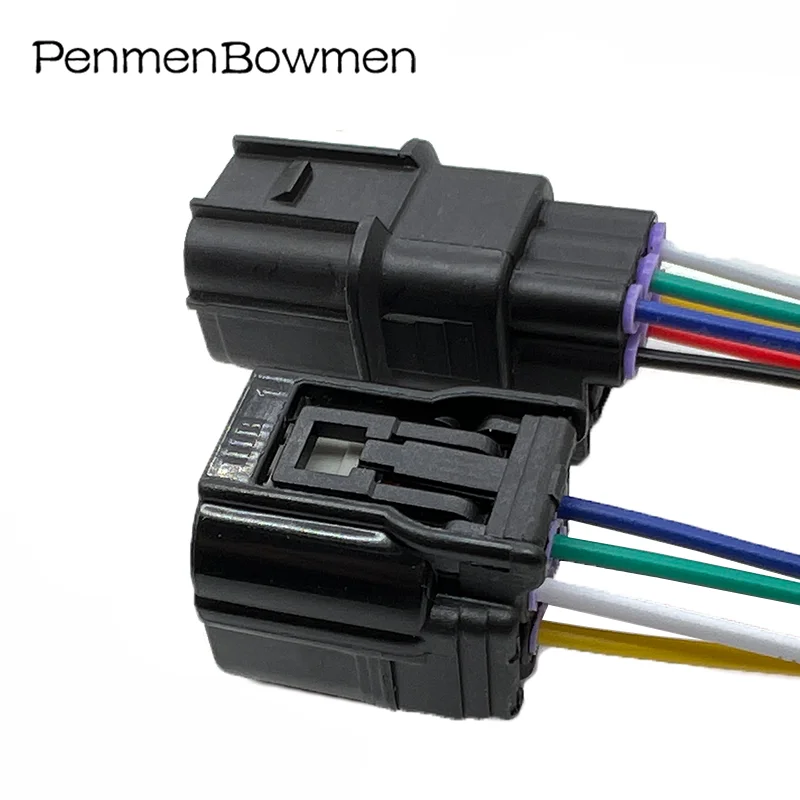 1 Set 6 Pin Air Fuel Ratio HV 040 AFR Sensor Plug Waterproof Auto Electric Connector Wire Harness for 6188-4908 6189-7040