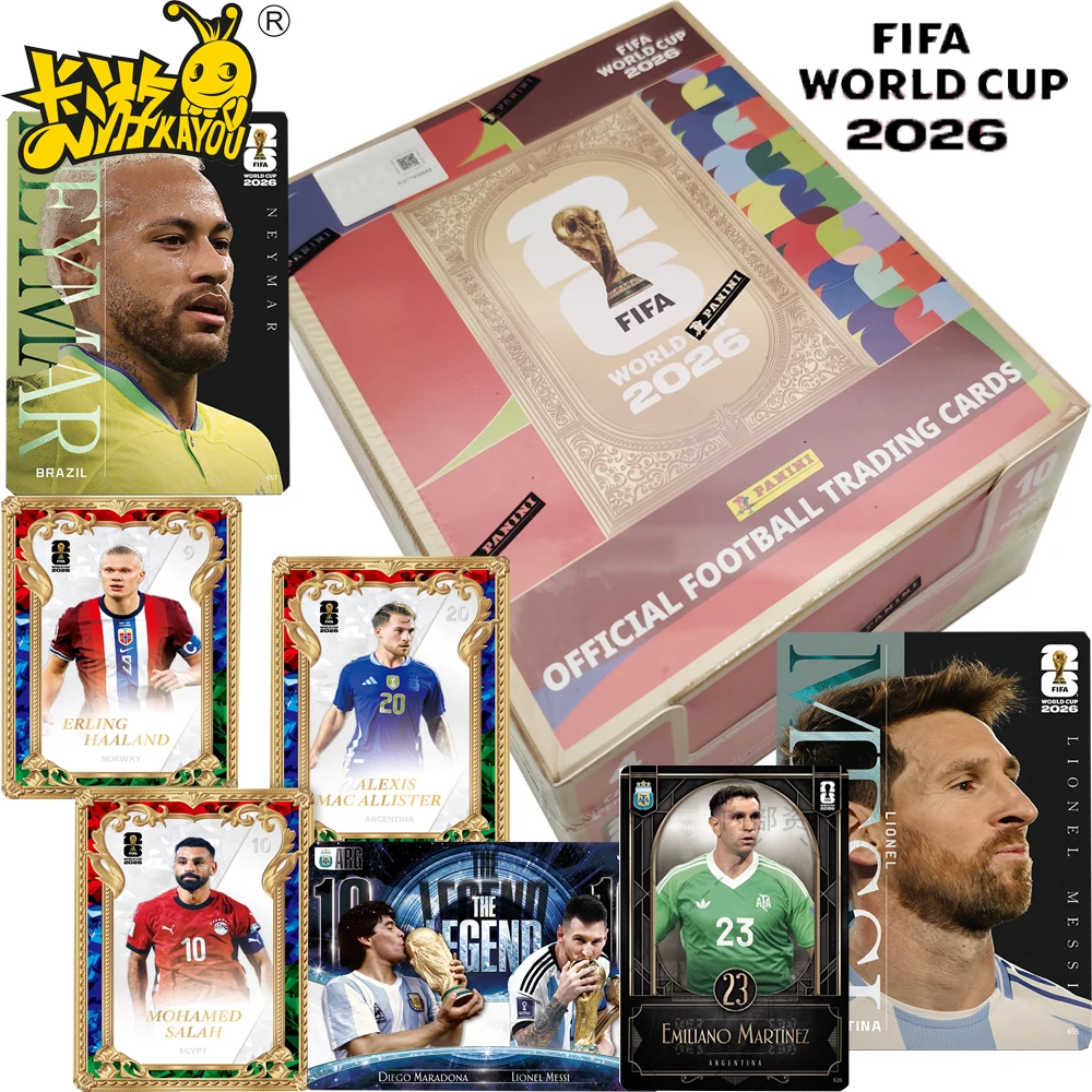 

Original Kayou X PANINI Fifa World Cup 2026 Collection Card Highly Beloved Football Stars Creative Delicate Cards Birthday Gifts
