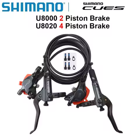 SHIMANO CUES U8000 U8020 Brake Hydraulic Disc Brake BL-U8000 BR-U8000 2 Piston BR-U8020 4 Piston For MTB Mountain Bike Original