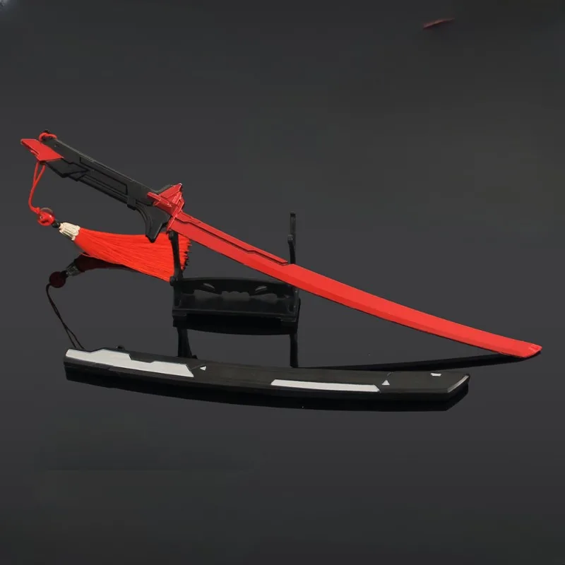 Valorant EX.O Edge – couteau d'arme mêlée, 30cm, périphérie de jeu, épée en métal, modèle d'arme, ornement de bureau, décoration, artisanat, cadeaux, jouets