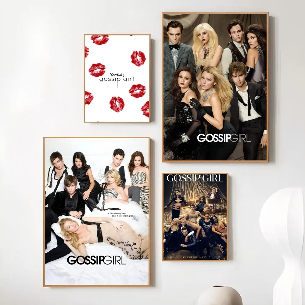 TV G-Gossip G-Girl XOXO Poster Prints Wall Painting Bedroom Living Room Decoration Office Home