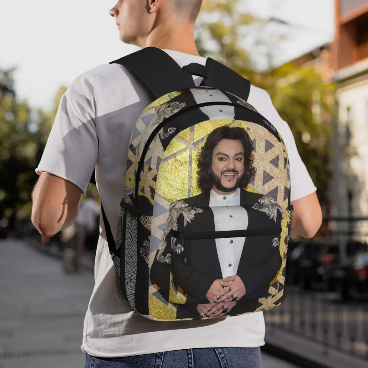 

Kirkorov Backpack Daypack Large Capacity Kids BookBag School Bag Shoulder Bags for Men Women
