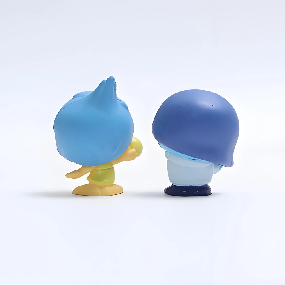 9-teiliges Set Neue Inside Out 2 Actionfiguren Traurigkeit Freude Wut Ekel Angst Modellpuppen Kuchendekoration Schreibtisch-Ornament Geschenk – Detail 7