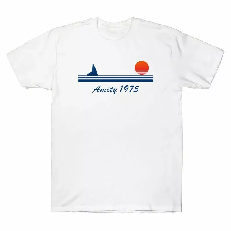 Amity 1975 Men's Island Cotton Cotton T-Shirt, Size S-3XL