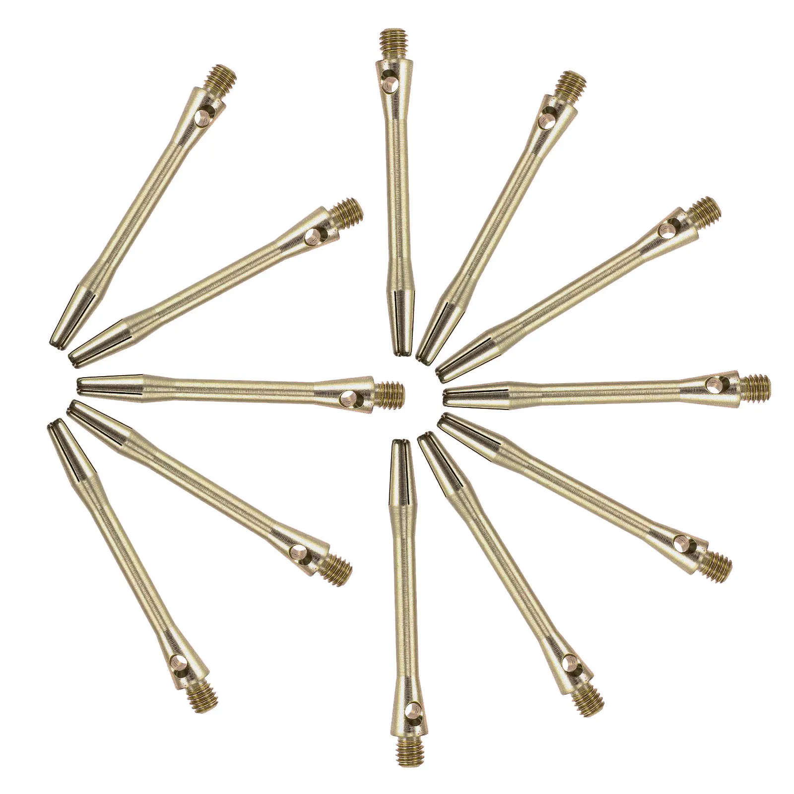 

12Pcs Professional Aluminum Flying Dart Shafts 2Ba Rods Lightweight Replacement Metal Stems Portable Parts Shafts