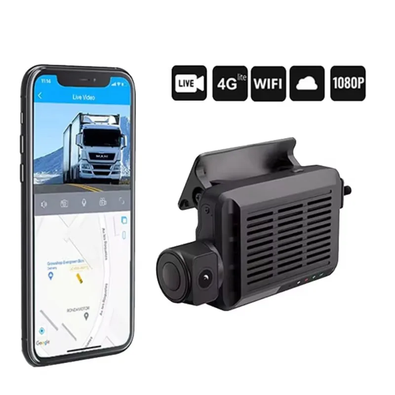 3 Live Channel Car Dash Camera With Driver Monitor System