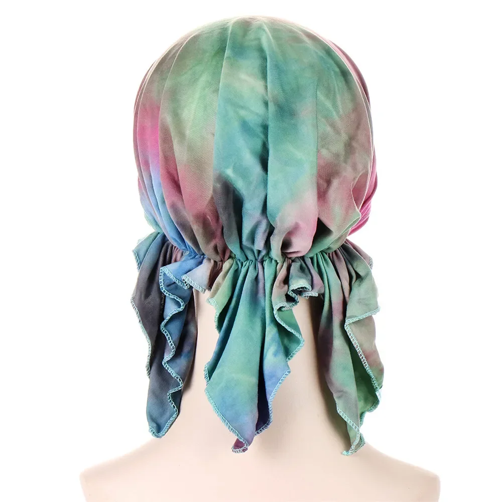 

Предварительно завязанный мусульманский женский хиджаб, химиотерапия, внутренняя шляпа, эластичный нижний шарф, капот от выпадения волос, головной убор, тюрбан, шапочки, головной убор, обёрточная бумага