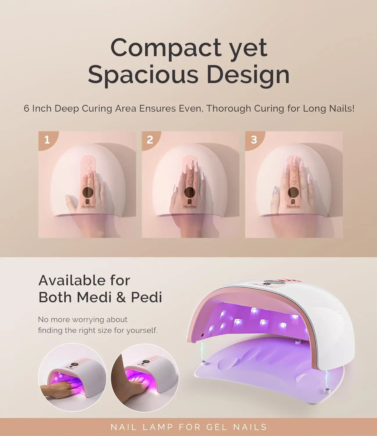 مصباح أظافر لاسلكي بالأشعة فوق البنفسجية P-Plus30G، قابل لإعادة الشحن مع 3 مؤقتات ومستشعر ذكي، منشئ علاج، صلب، تمديد، جل أكريليك وكروم #4