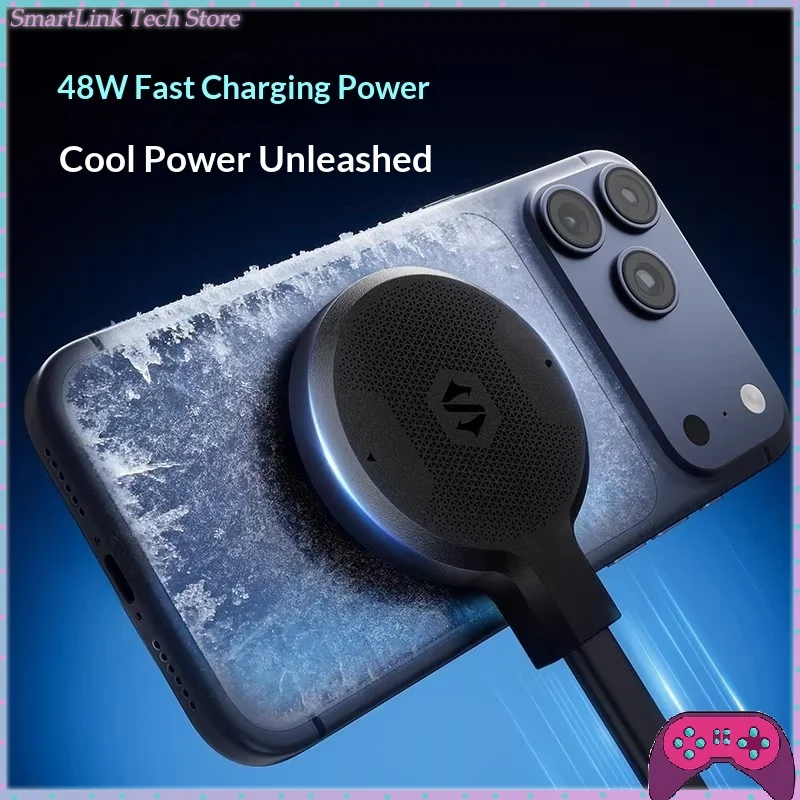 Black Shark 6 Ultra liquid-cooled Radiator Back Clip Water-cooled Semiconductor Cooling Low Noise for Live streaming Gaming Gift