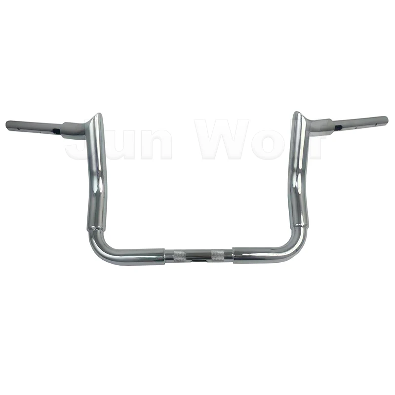 

Motorcycle ape hanger handlebars 38mm 12" 14"Rise black/chrome for Harley Street Glide 24 years after