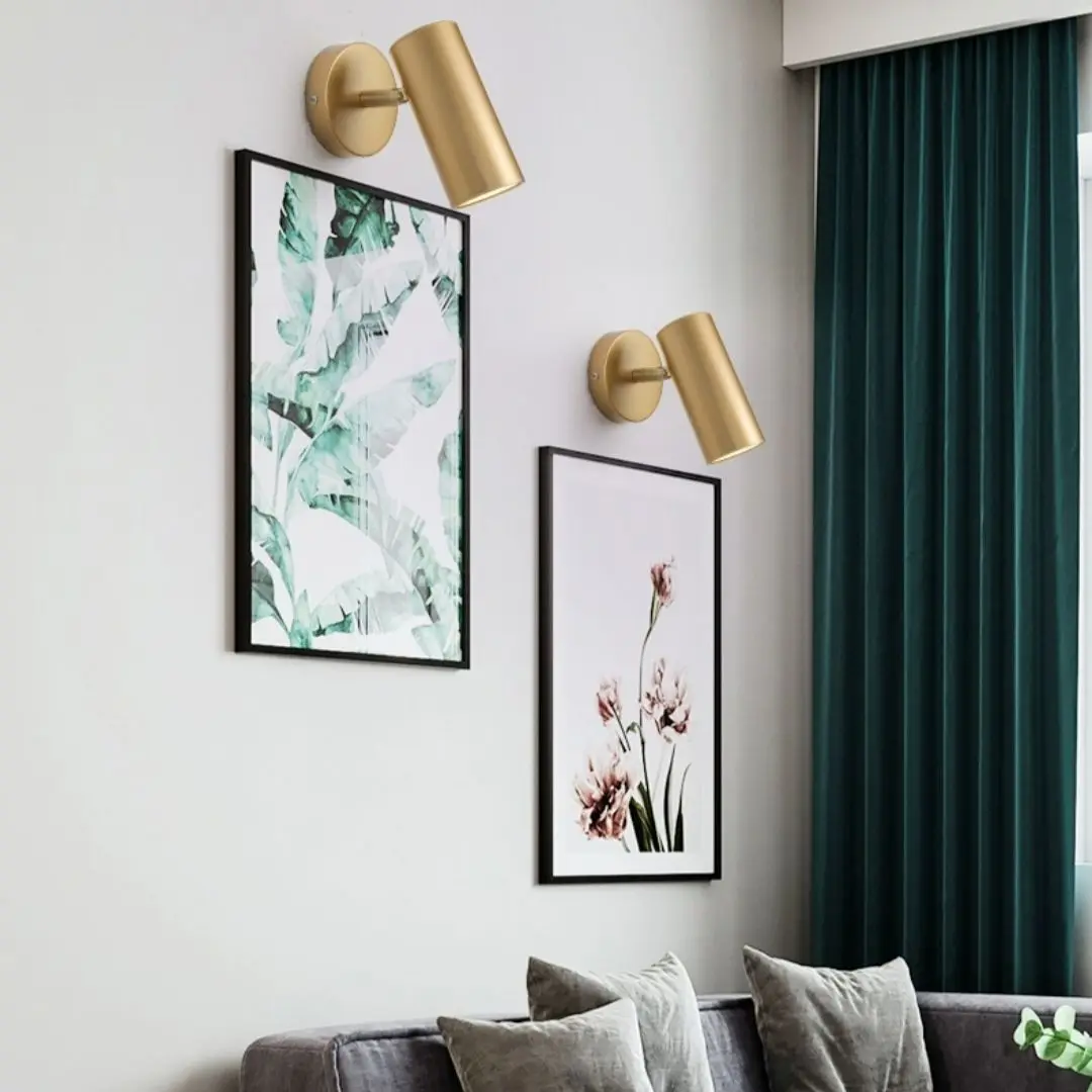 

Вращающийся настенный светильник в скандинавском стиле, современный точечный светильник, прикроватная лампа для спальни, фоновая настенная лампа для гостиной