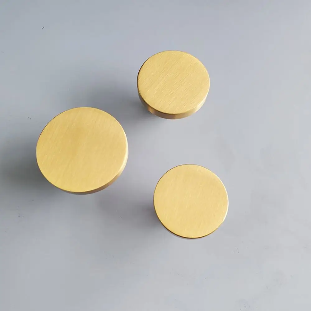 

Hardware New Chinese-style Brass Handles Modern Retro Door Copper Handles Gold Single Hole All-copper Handles Kitchen