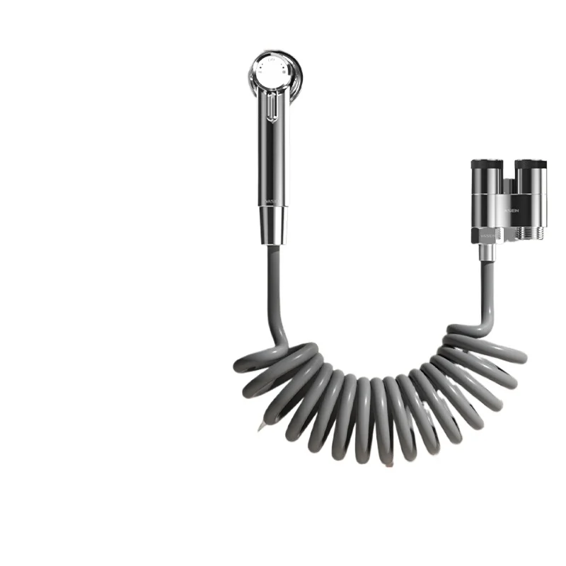 

toilet toilet spray gun companion faucet high-pressure flush washing toilet pressurized household one in two out