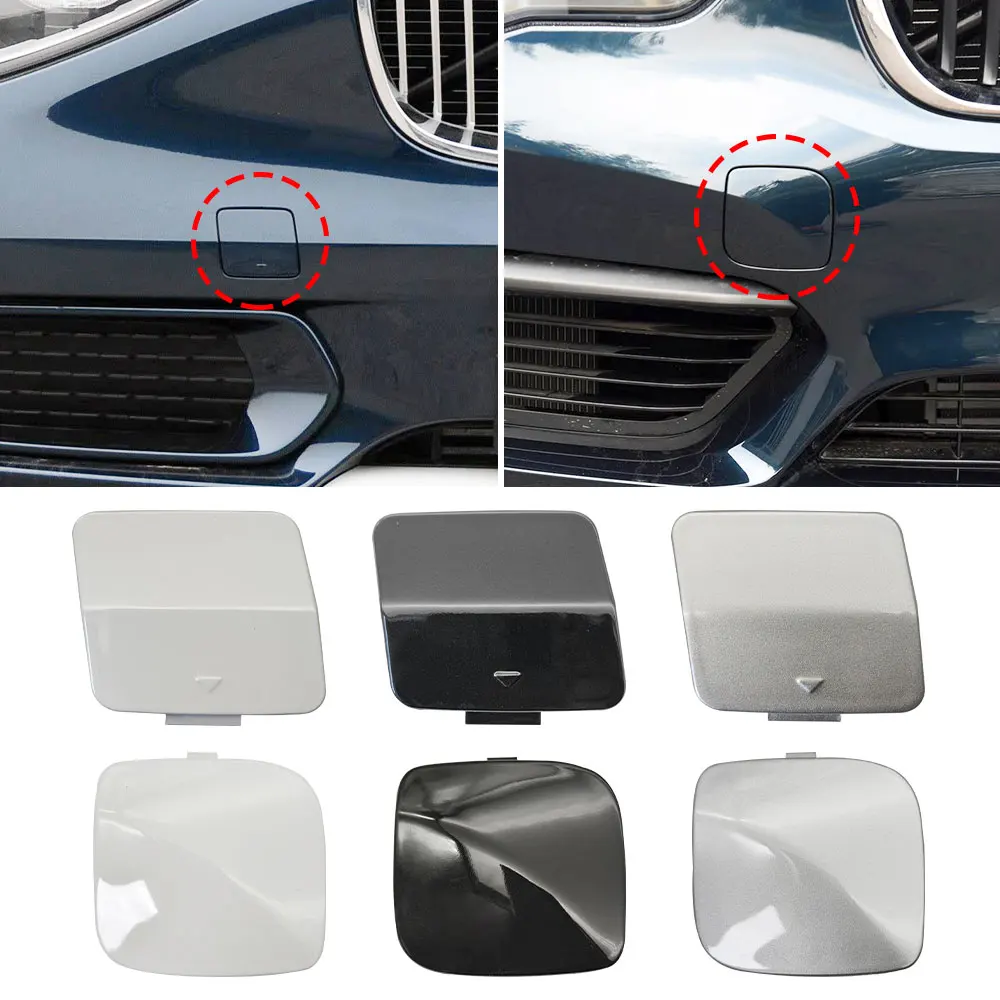

Car Front Bumper Tow Hook Cover Cap Accessory Black White For BMW 1 Series F20 2012-2018 116 118 120 125 140i 51117292947