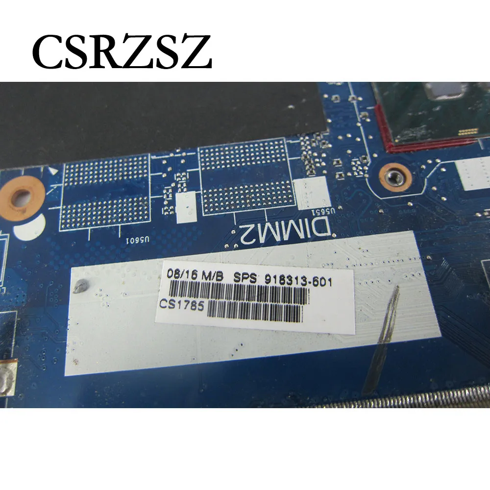 

CARZSZ для HP Elitebook 840 G3 850 G3, материнская плата для ноутбука 918313-001 6050A2892401 с i5-6300u, тест в порядке, 100% оригинал