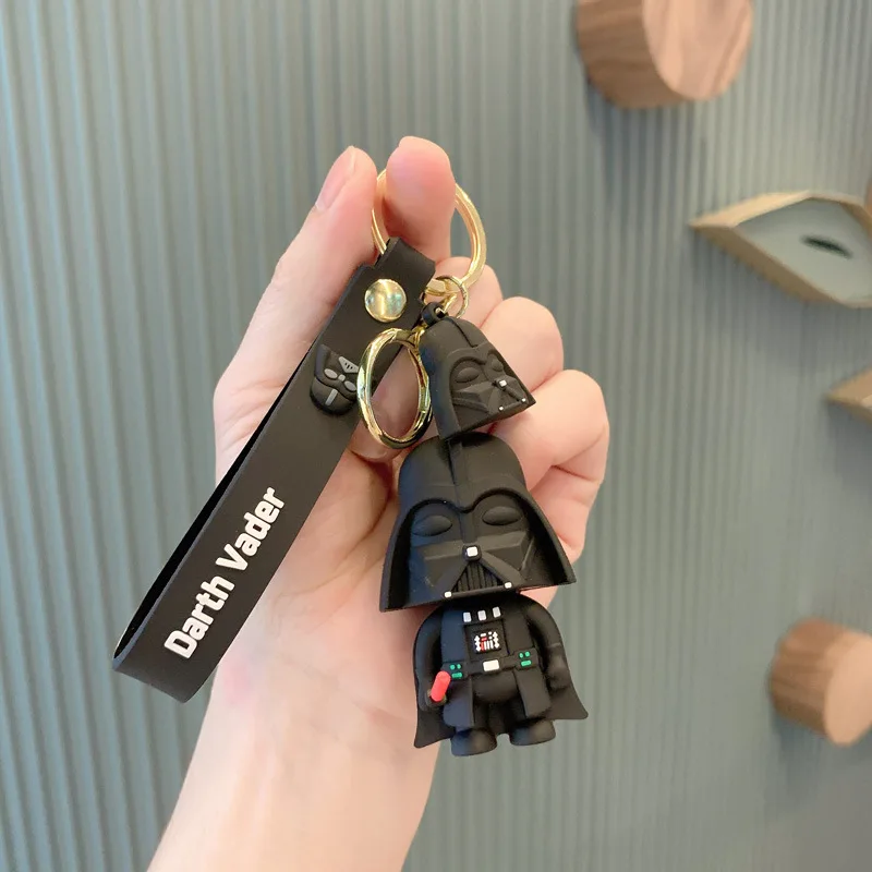 Disney-Porte-clés Darth Vader pour garçons, porte-clés Deadpool Butter, ornement de sac à la mode, cadeau créatif, clé de voiture, Kawaii, 6cm