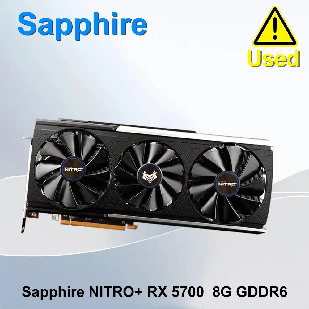 Tarjeta Gráfica Sapphire NITRO+ RX 5700 8G GDDR6 14000MHz GDDR6 8GB 2×HDMI 2×DisplayPort