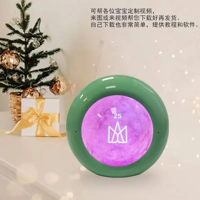 

3D хрустальный шар, индивидуальный экран воспроизведения видео, электронный шар, подходит для подарков семьи и друзей на день рождения