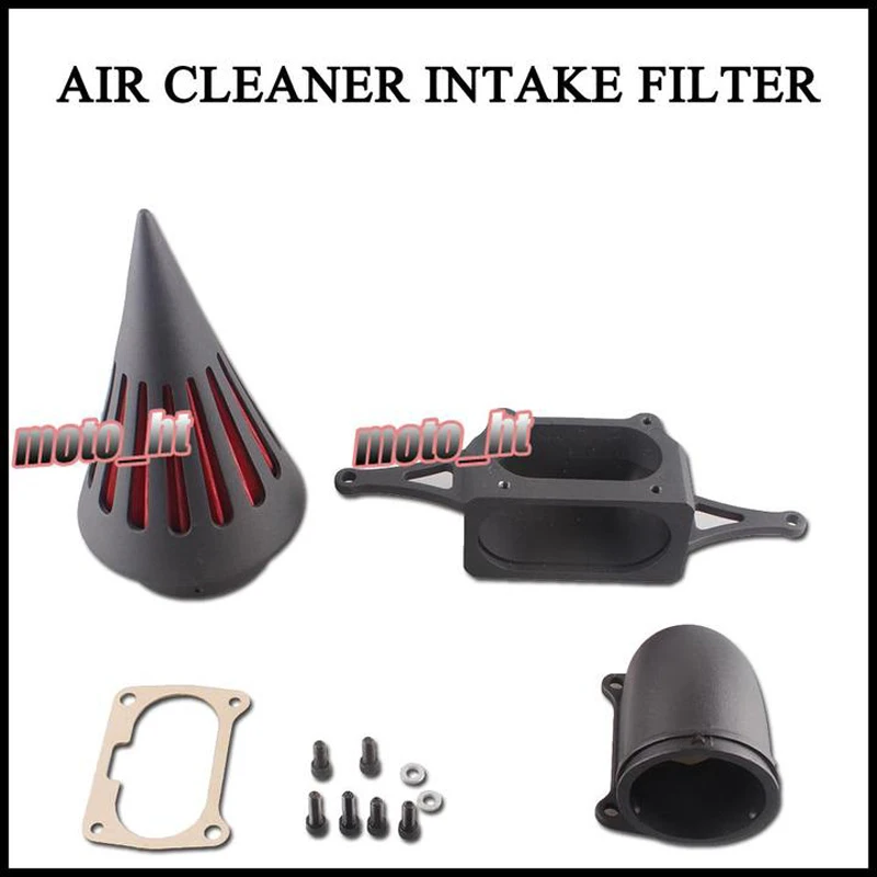 Motorbike Air Cleaner Intake Filter Set For YAMAHA Road Star Warrior Midnight 2002 2003 2004 2005 2006 Black