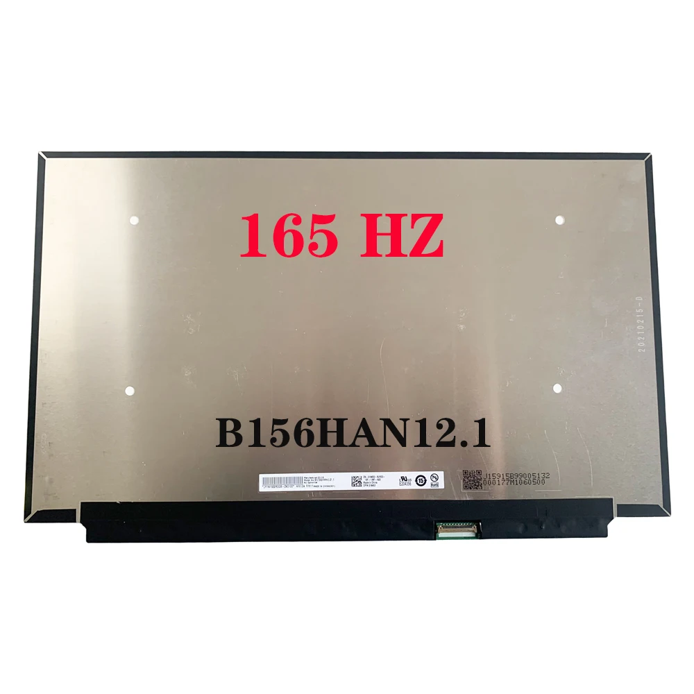 B156HAN12.1 Fit NV156FHM-NY7 LP156WFG-SPT1 LED Display Panel EDP 40 Pins FHD 165 HZ Laptop LCD Screen