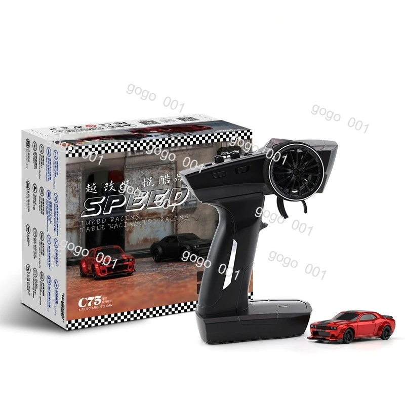 

C75 Flat Racing Car 1:76 Mini Remote Control Racing Mini Rear Drive Remote Control Model Car