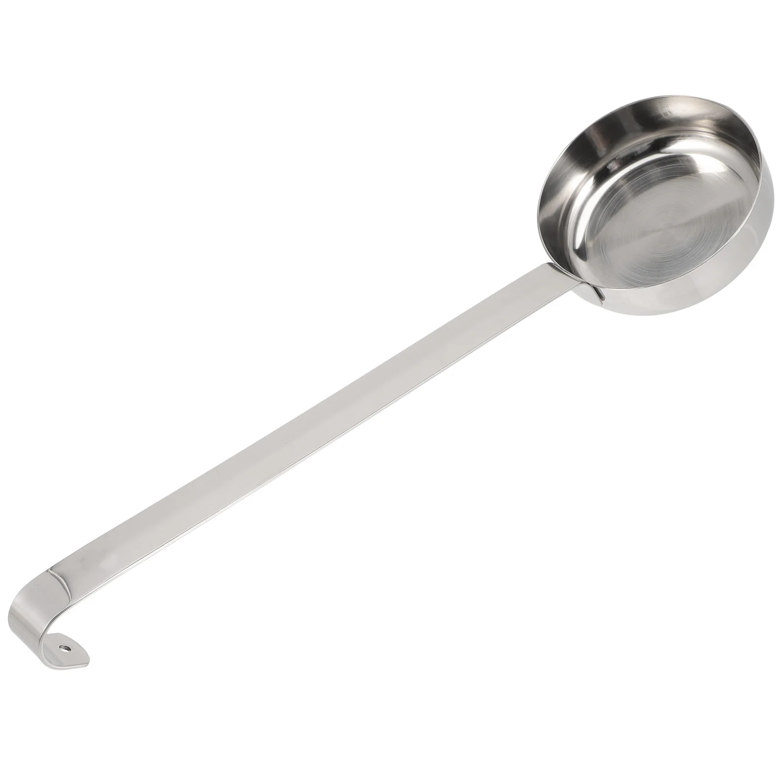 

1Pc Stainless Steel Pizza Sauce Spoon Soup Ladle Serving Spoon Flat Bottom Measuring Scoop Cooking Spoon Tableware Kitchen Tools