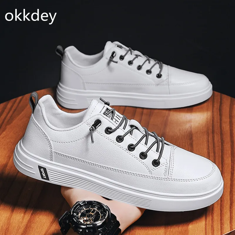 Men's Casual Shoes Wear-Resistant Fashion Breathable Trendy All-match Comfortable Outdoor Round Toe Platform Shoes Spring Main