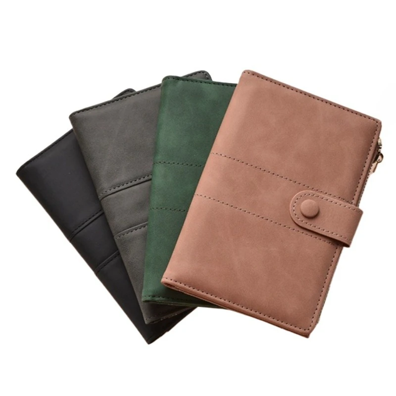 Business Travel Passport Holder Wallet Multi Functional Snap Zipper Card Organizer Ticket Passport Protector