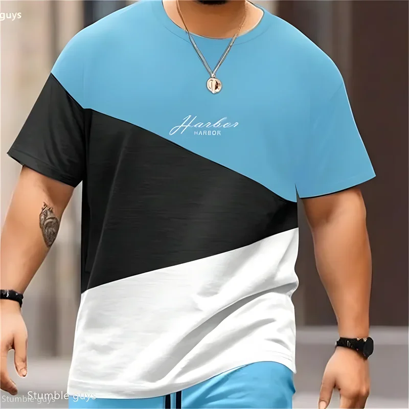 Bestseller Herren Sommer Übergrößen T-Shirt Anime Grafik Locker Sitzend Kurzarm Atmungsaktiv Leicht Übergroßes Sport-Trikot
