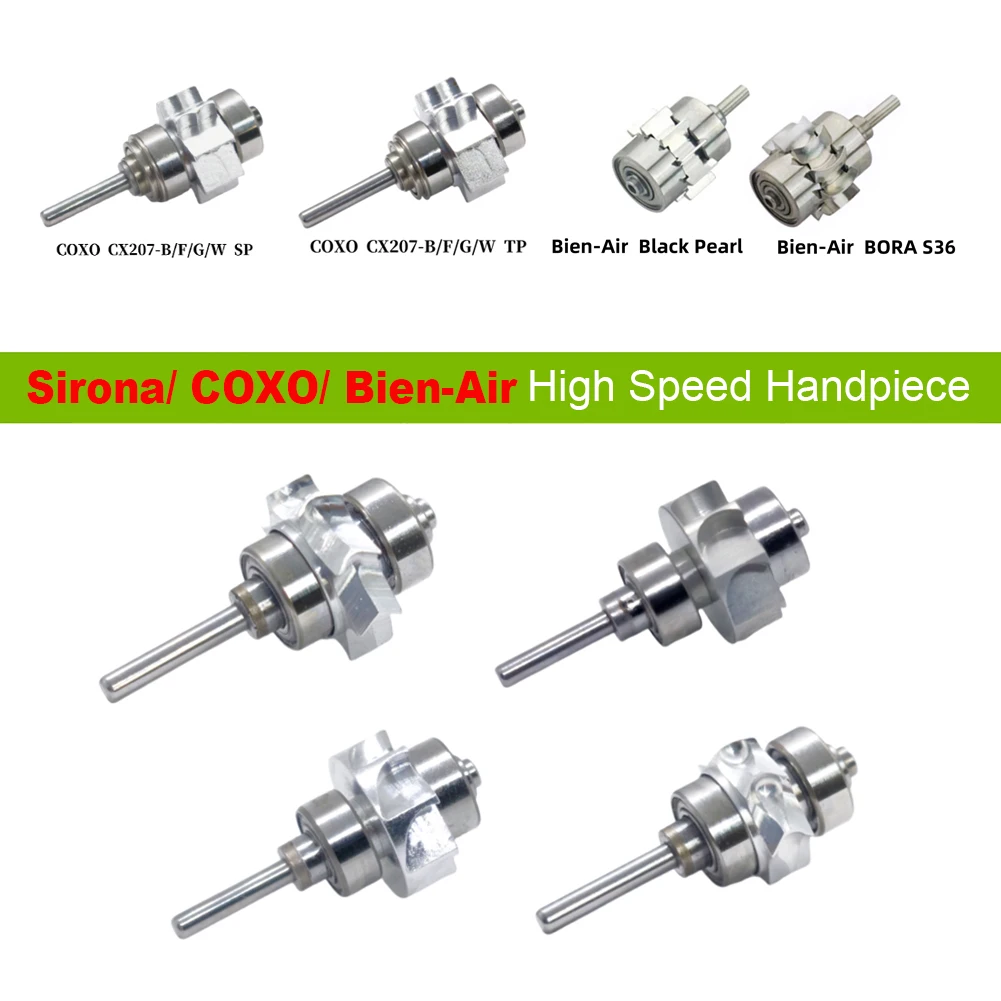 

COXO CX207 Dental Handpiece Cartridge Ceramic Bearing Rotor Dentsply Sirona T2/T3/T4 Boost Racer Dentistry Device Spare Parts