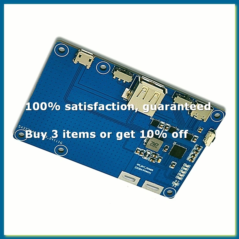 For Lithium Battery Expansion Board USB TYPE-C Dual Port Fast Charging 5V3A Output for-A32R