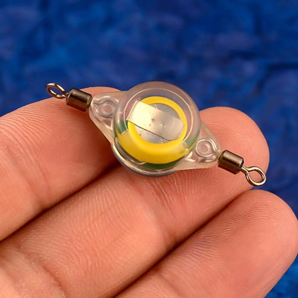 Eye Shape Fishing Lamp LED Squid Fishing Bait Luminous Lamp Acrylic Deep Drop Underwater Fishing Light for Saltwater Freshwater
