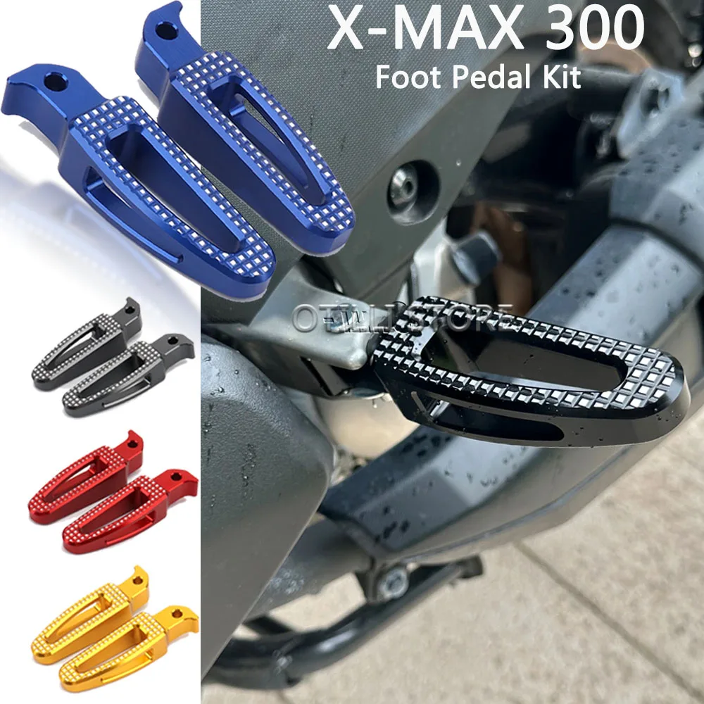 

New Motorcycle Accessories Footrest Footpegs Foot Pegs Rest Pedal For YAMAHA XMAX300 XMAX 300 X-MAX300 X-Max 300 2023 2024