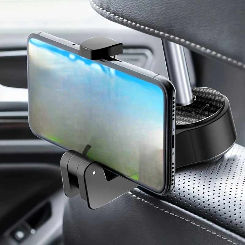 1PC Car Concealed Bracket Hook Personalized Car Creative Multi functional Rear Seat Phone Stand Car Interior Automotive Supplies