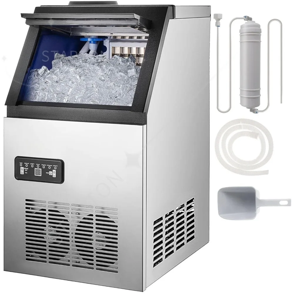 

Коммерческий льдогенератор, льдогенератор 90 фунтов/24 часа, отдельно стоящий льдогенератор из нержавеющей стали