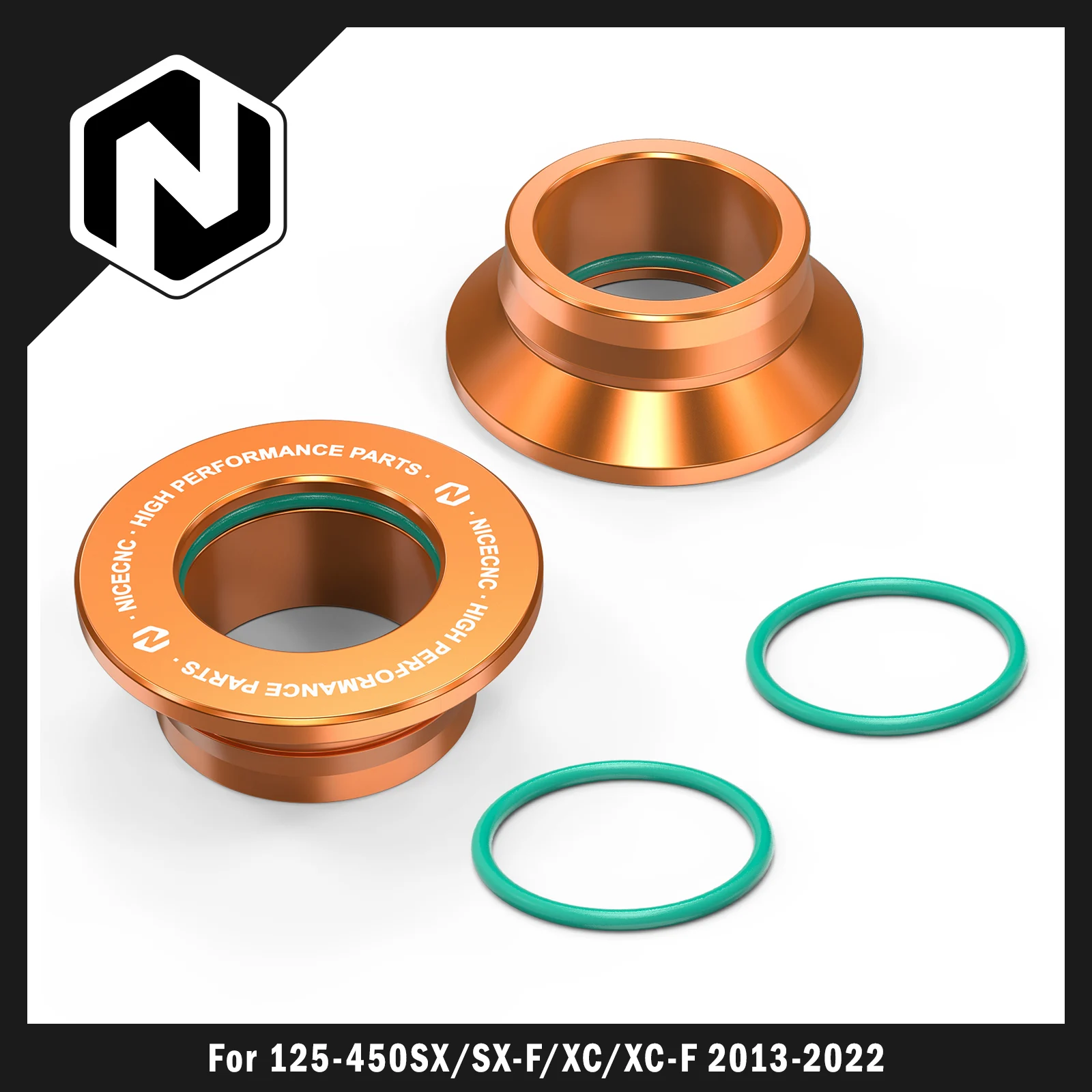 

NICECNC For KTM SX 125 SXF 250 SXF 450 XCF 350 XC 250 300 2012-2022 Rear Wheel Spacers Hub Collars For Husqvarna FC 250 FC 350