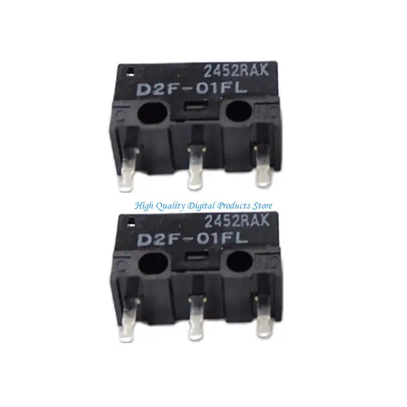U2JE Original Mouse MicroSwitch Micro Button Japão Japão cinza DOT D2F-01FL Switches 10m