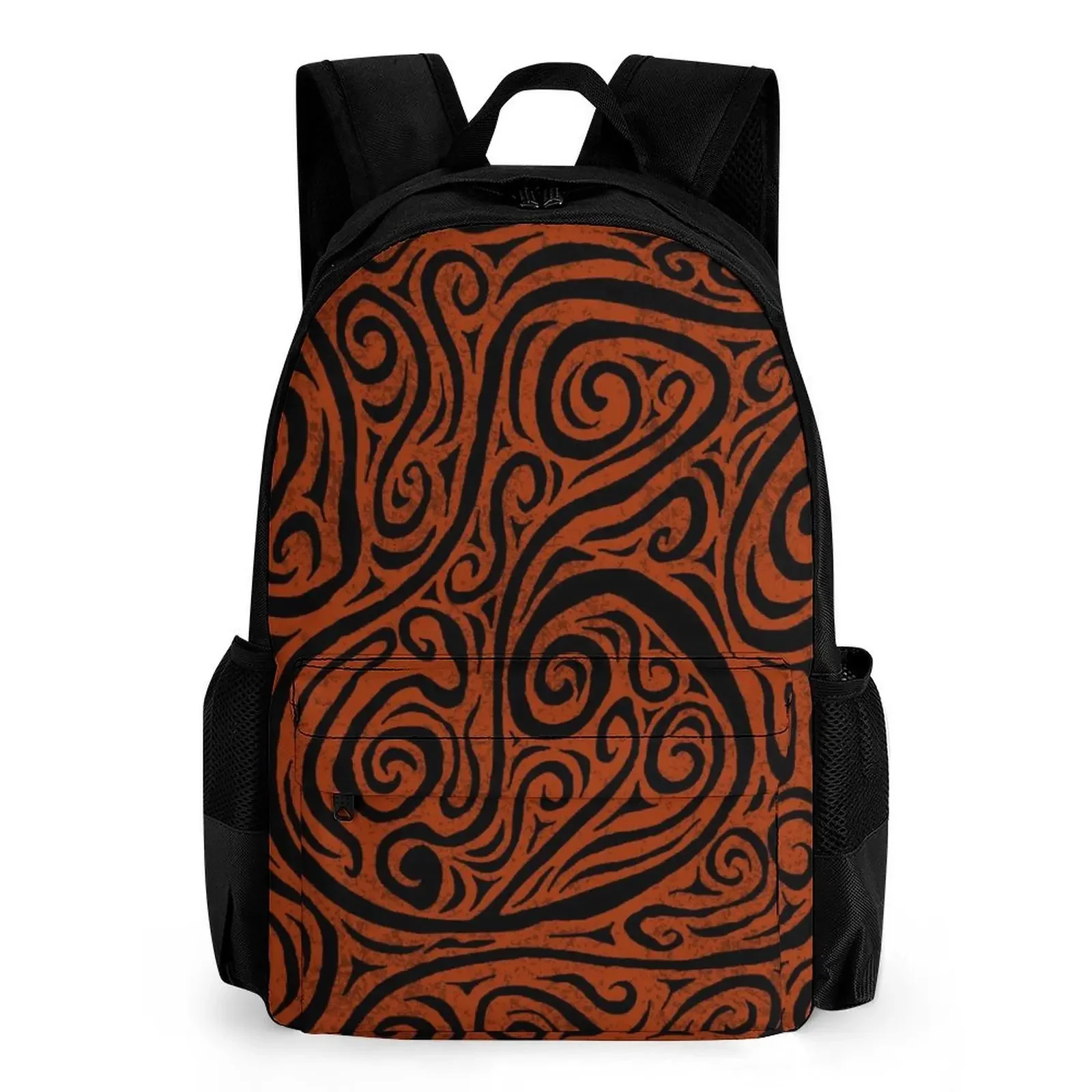 Polynesian Custom Tropical Schoolbag Coral reef Design Water  Resistant Fabric Sleek Pockets Campus Daily