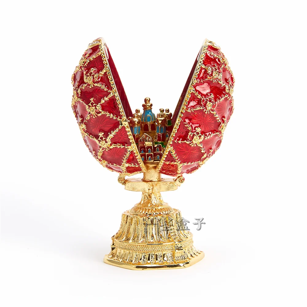 Russia's egg ornament collection commemorates Easter eggs, European ornaments and crafts, hand-written gifts abroad.