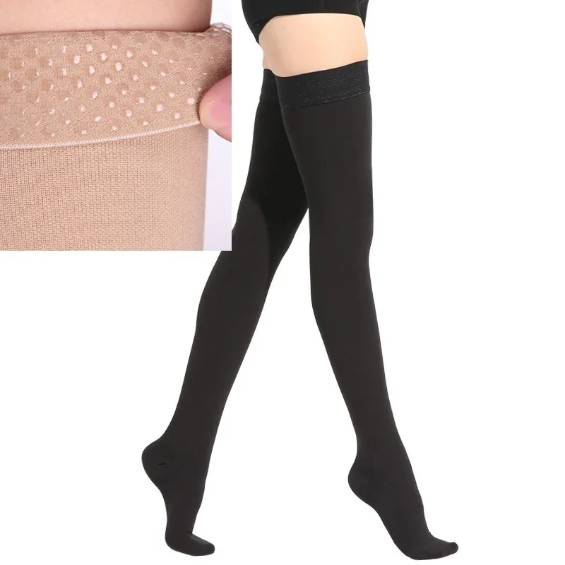 

S M L XL XXL mountain doctor pregnant 23~32mmHg Men and Woman Thigh High Medical Compression Stockings for Varicose Veins