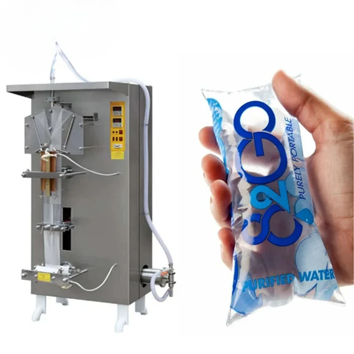 sachet water filling machine/mineral water bag filling machine/small mineral water plant