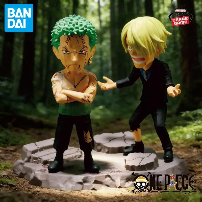 

Bandai Original Banpresto WCF LOG STORIES ONE PIECE Figuras Zoro Sanji Anime Action Figures Kids Toys Children Toys Juguete Gift